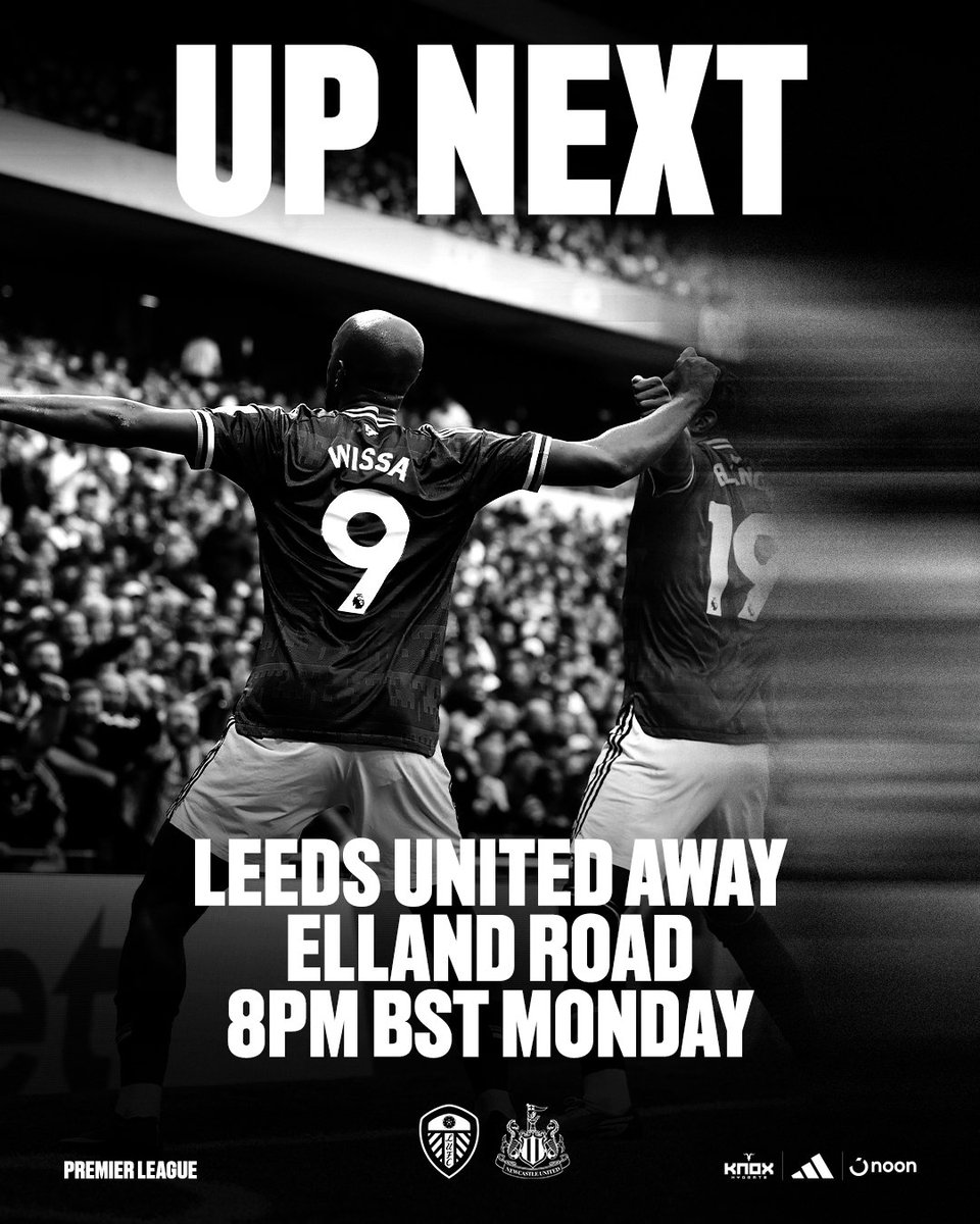 NUFC's tweet photo. Onto Elland Road to face Leeds United 💪 https://t.co/JhB6G6cYj2