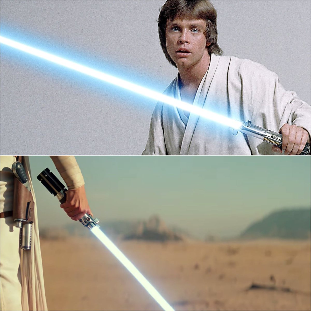 StarWarsRenmei's tweet photo. ファンが「本物のライトセーバー」を求め続ける中で作られたGraflexレプリカは、『スカイウォーカーの夜明け』の撮影用の小道具として使われたとされる

「本物を再現する」ために生まれた物が、今度は“本物”に……

そのカスタムライトセーバー文化の半世紀を追いました👇
https://t.co/0irFLiaBqH https://t.co/z1b5u7qazw