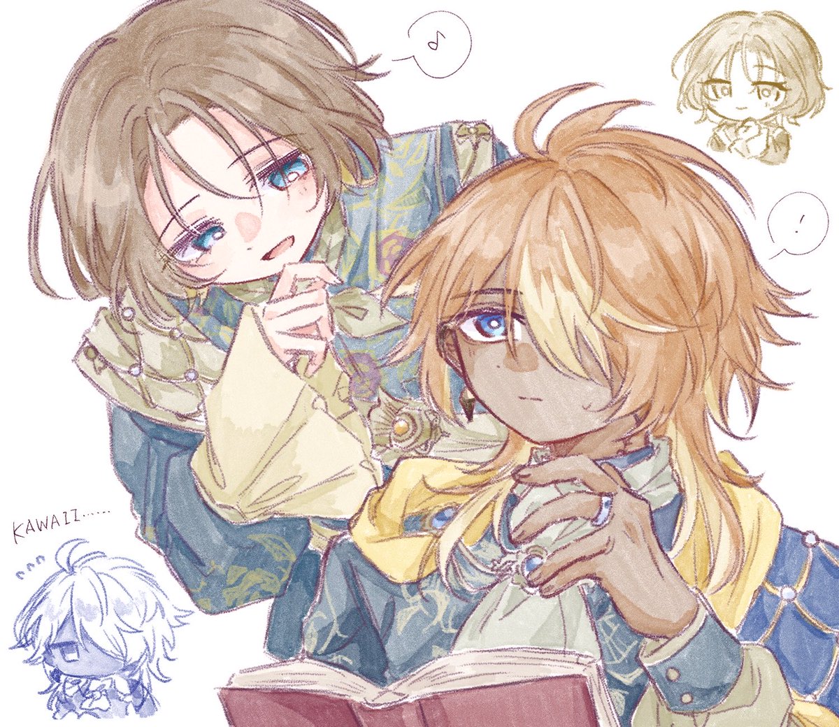 Mimi_UTlove's tweet photo. 💐📚ってかわいい
#スパリクファンアート https://t.co/dFnkbwgKfn