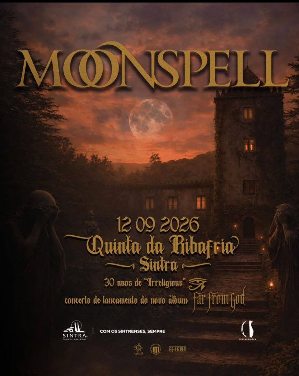 ArturCasaca's tweet photo. #Moonspell live act today on my #sintra #metal https://t.co/T7Twr9c4ud