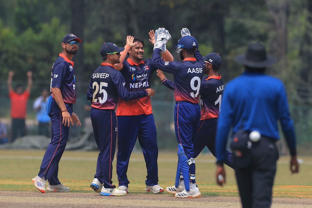 RONBupdates's tweet photo. Breaking: Nepal qualifies for the Asia Cup after winning ACC Premier Cup. ❤️🇳🇵 #Congrats https://t.co/Fda2iSNg6O