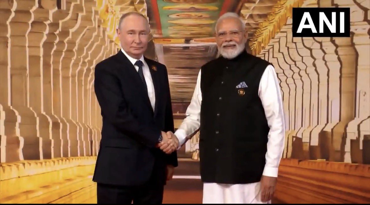 smitaprakash's tweet photo. Look who all are in the room at BRICS summit. The expanded version now has half the world’s population, 40% of the global GDP &amp; 26% of world trade. Russia &amp; China want reduced American influence in all institutions, India demonstrating strategic independence+ zero subordination https://t.co/VmT32tQ1Ur