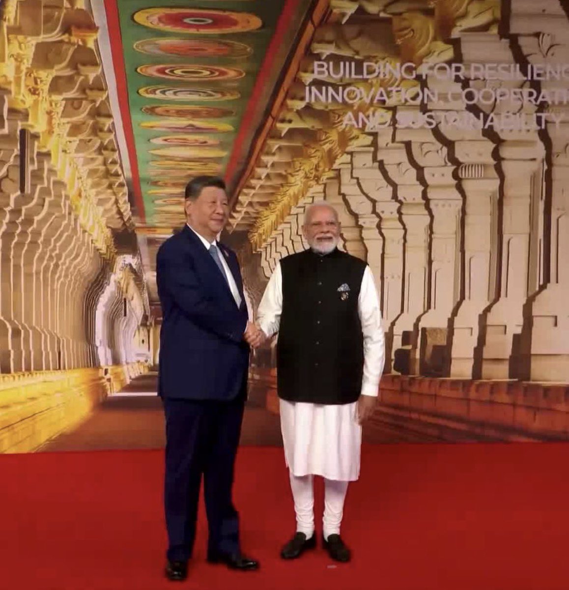 smitaprakash's tweet photo. Look who all are in the room at BRICS summit. The expanded version now has half the world’s population, 40% of the global GDP &amp; 26% of world trade. Russia &amp; China want reduced American influence in all institutions, India demonstrating strategic independence+ zero subordination https://t.co/VmT32tQ1Ur