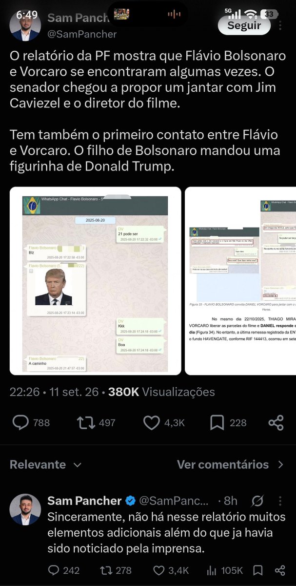 JuniorG6496's tweet photo. @thimoteoolive Esse ataque todo ao Flávio e no final não tinha nada kkkkk https://t.co/BMaFQZOIQf