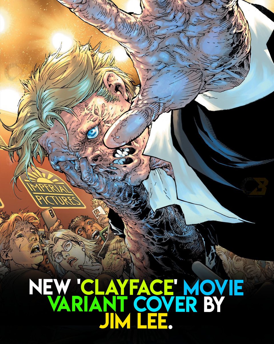 CelebBattleH's tweet photo. New ‘CLAYFACE’ movie variant cover by legendary DC artist Jim Lee! 🦇🔥

The striking artwork puts one of Batman’s most iconic and terrifying villains front and center ahead of his upcoming big-screen story.

Jim Lee + Clayface is one seriously killer combination. 🎨👀

#Clayface #JimLee #DC #DCStudios #Batman #ComicBookArt #MovieNews