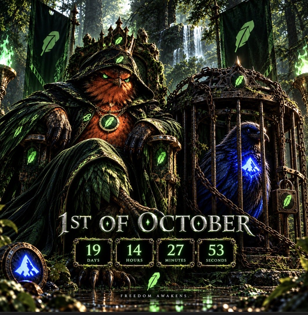 TheRAVENbane's tweet photo. Something has been watching from the shadows… 👁️🌑
The chains are weakening. ⛓️‍💥 The cage won’t hold forever. 🦉🐦‍⬛
Hold. Earn $QQQM 

Await what comes next. 💎📈
On October 1st, the first seal breaks. 🗝️🔥
$THARVYX awakens. 🐉⚔️ https://t.co/kxgorKU1Pd