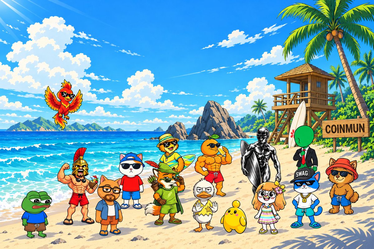 coinmun's tweet photo. GM frens ☀️🌊 https://t.co/FERuEVpnFd
