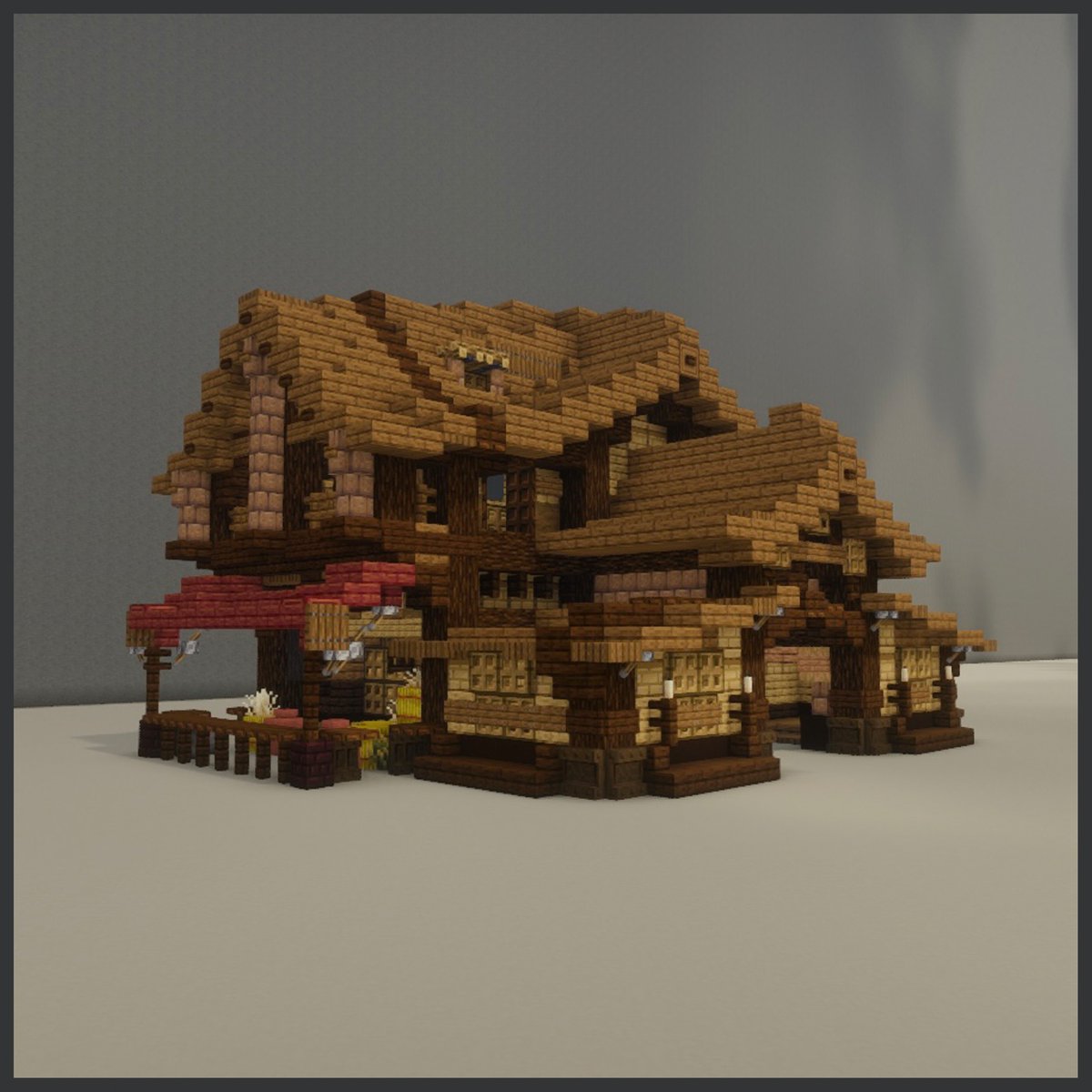 Min_A_15's tweet photo. Medieval brewery

#Minecraft #Minecraftbuilds #minecraft建築コミュ #マインクラフト https://t.co/LPkxTijs8E