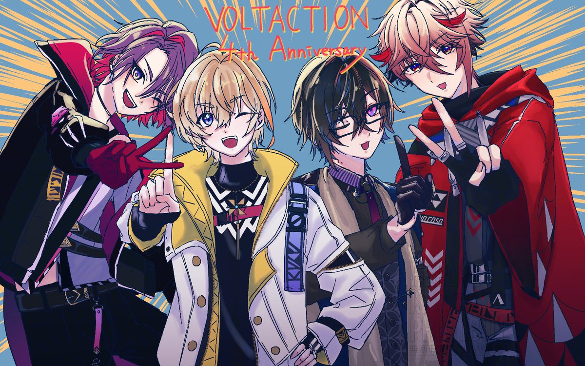 vidro2natsu's tweet photo. #VOLTA展
祝4周年 https://t.co/5RNgg4Yyes