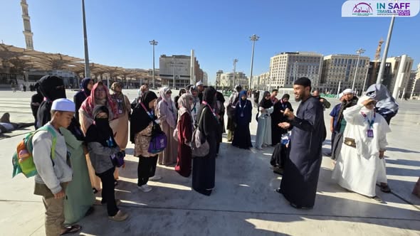 thayssilva46's tweet photo. USTAZ SHAIFUL NAZRI UMRAH GROUP

Madinah Ziyarah Session

Alhamdulillah, the Madinah ziyarah session went smoothly. Sites visited included Thaqifah Bani Sa'adah, Al Ghamamah Mosque, Abu Bakar and Ali Mosques, Al Nabawi Mosque, and Baqi' Al-Gharqad https://t.co/LYbuMQzxp5