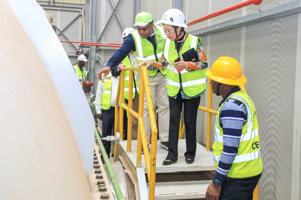 KenGenMDandCEO's tweet photo. Our relationship with Japan through @jica_direct, has been significant in developing Kenya’s geothermal resources at Olkaria.
#JenGaKenGen
#EnergyDiplomacy
#JapanInKenya https://t.co/IbCESJMjUa