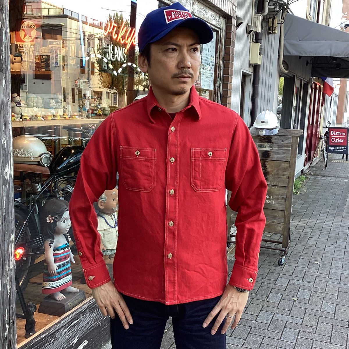 porkys_jeans's tweet photo. 入荷情報!
Cushman「Heavy Twill Work Shirt」¥24200
Red
#porkys #ポーキーズ
#kyoto #京都
#アメカジ #円町
#cushman #クッシュマン
#workshirt #ワークシャツ https://t.co/O1027XzEg8