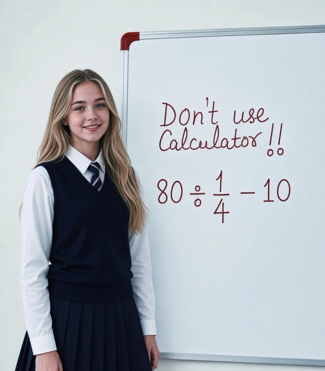 itxaizal163's tweet photo. Solve it without calculator
Comment your answer 👇 https://t.co/ES0ji6TeRV
