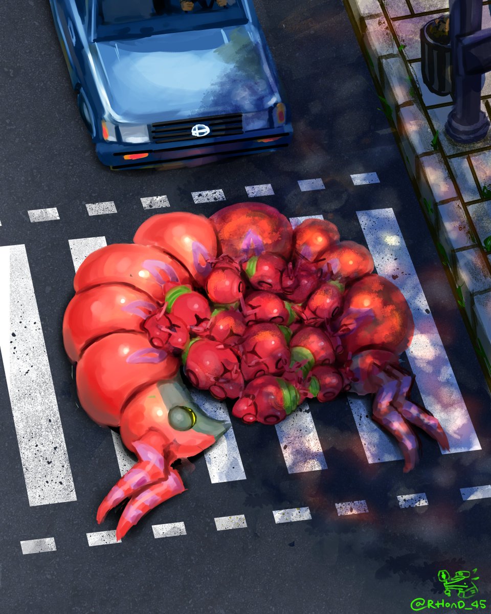 RHonD_45's tweet photo. road work ahead.

scolipede entry for #UnovanSwarm
@rivalclay :) https://t.co/R75TrwcqeF