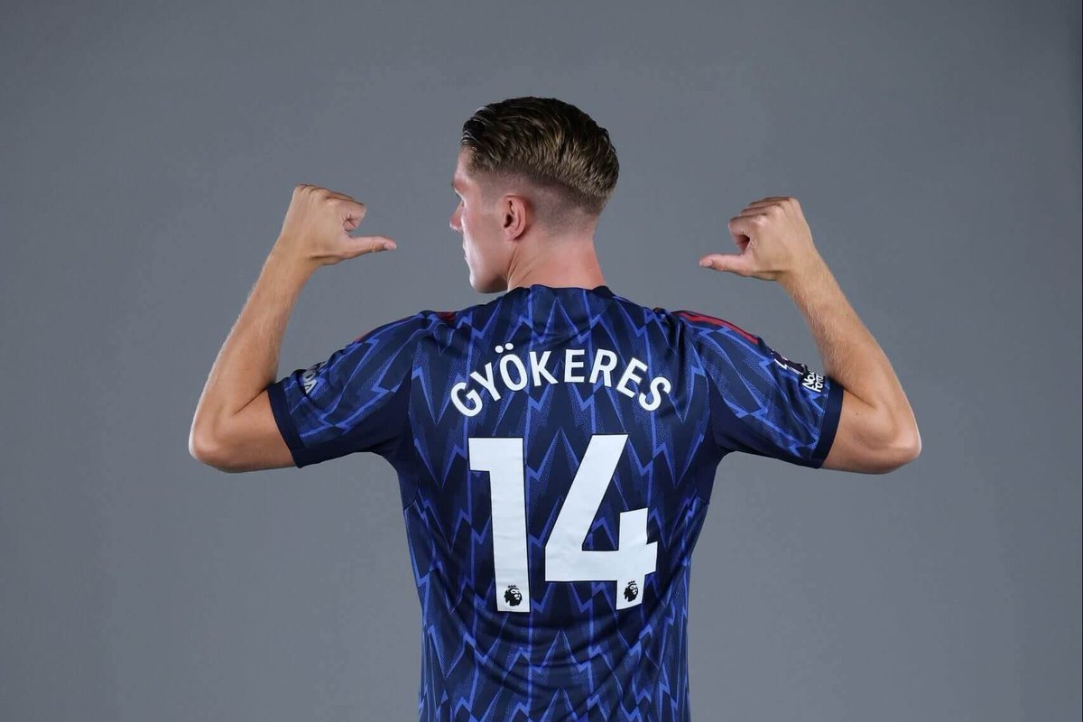 UPYOURARSENAL04's tweet photo. Arsenal signed Gyokeres and he took the number 14, we won our 14th Title

Ezri Konsa just signed and took the Number 15, God has a plan🤲 https://t.co/6rj5aRIewa