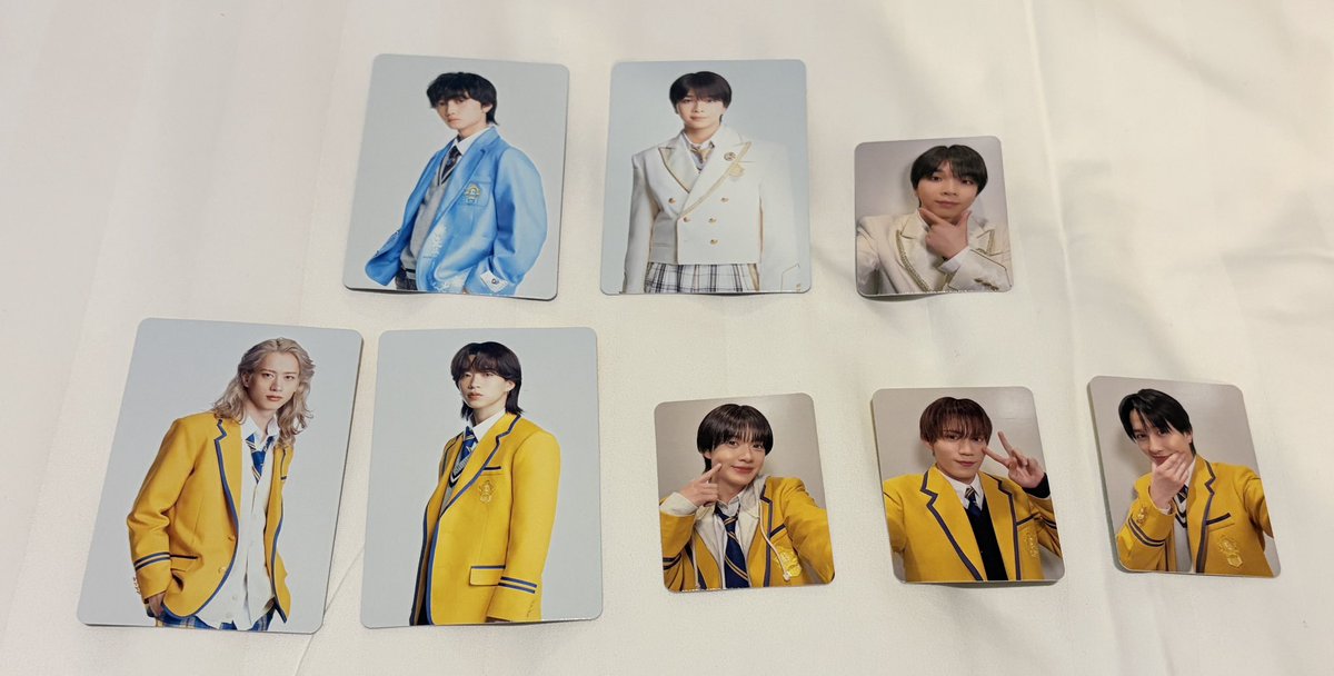 ruuk422's tweet photo. EBiDAN Yes!東京 封入トレカ 交換

【譲】 塩﨑太智、MORRIE、SHOOT、FUMINORI、TAKUYA、YUMA、山本龍人

【求】 吉田仁人、KEVIN、八神遼介 > EIKU

郵送での交換
お気軽にお声掛けください🍀︎ https://t.co/G06hOVEP9W