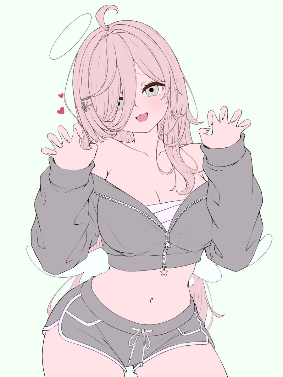 Haruno_VRC_'s tweet photo. @irm_ix ベースの色を塗っただけですけど、雰囲気こんな感じ

頭の輪っかどうやって描いたらいいのかずっと悩んで放置してるwww https://t.co/GAV8mSzdwD