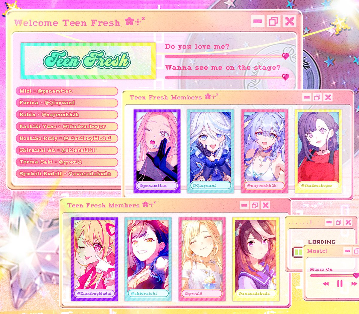MagicPrisms's tweet photo. ᅠ
Welcome future idols! ✮
ᅠ https://t.co/P9us295Tvu