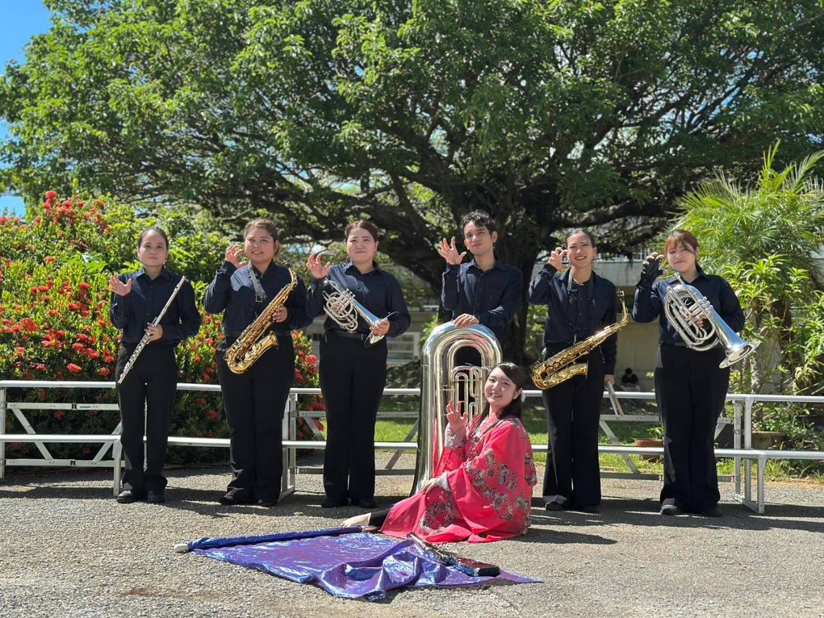 ryukyumarching's tweet photo. 本日、第45回沖縄県マーチングフェスティバルに出場し、
優秀賞を頂きました🌺
たくさんの応援ありがとうございました！！

次回は11/1（日）インオキです！！
お楽しみに！！！

#マーチング
#沖縄 https://t.co/3nPQPdek7Y
