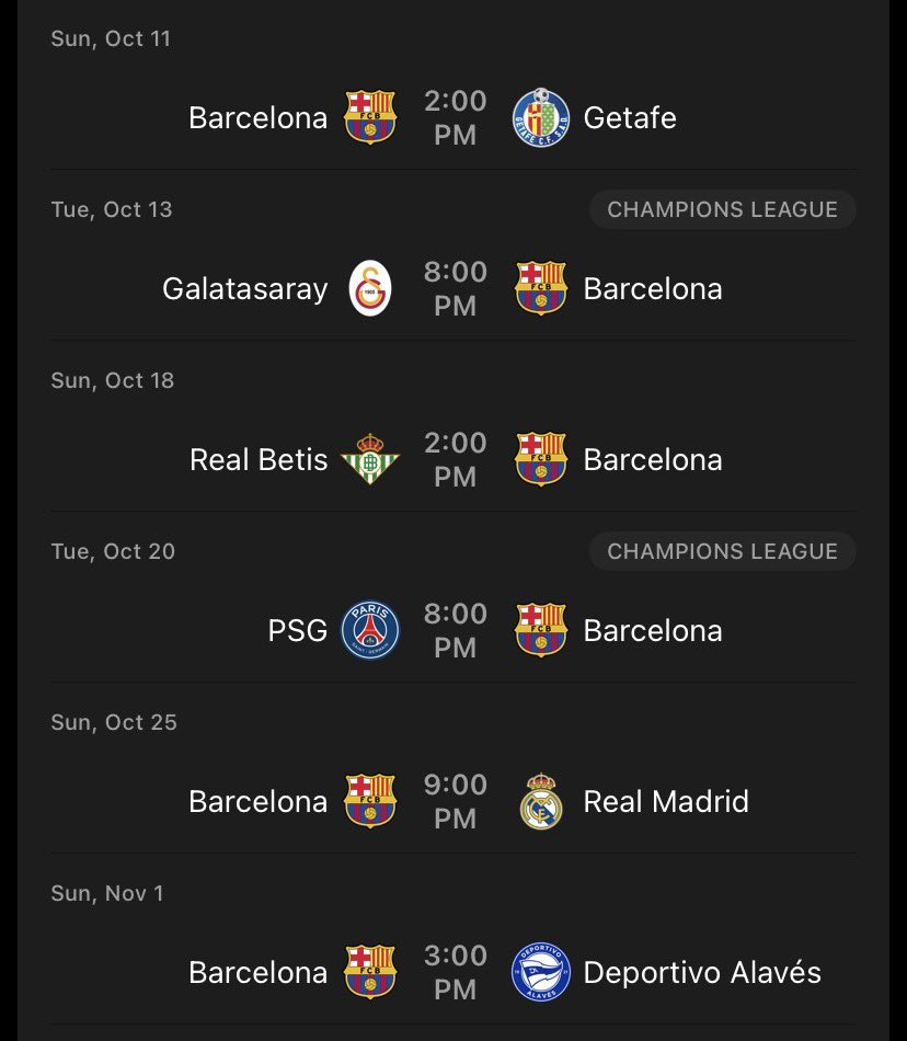 remiexxy's tweet photo. The schedule after the international break is genuinely scary and we need all our players in proper shape, and I pray there’s no major or minor injury to any of the players going on intl. duties. 

Last 5 games has been really great but the real test is ahead. https://t.co/wp1owb1sRh