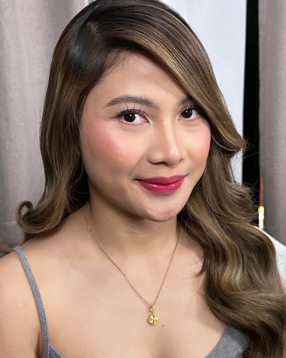 DaGolettha's tweet photo. Makeup | JM Yang 
Hairstyle | Marc Evalo 

Looking for a professional hair and makeup artist? Book us now! Affordable rates and packages 
HD traditional makeup 
Airbrush HD makeup 
Authentic, quality products 
Makeup for all occasions 
Cleaned and https://t.co/nvos6XcZis