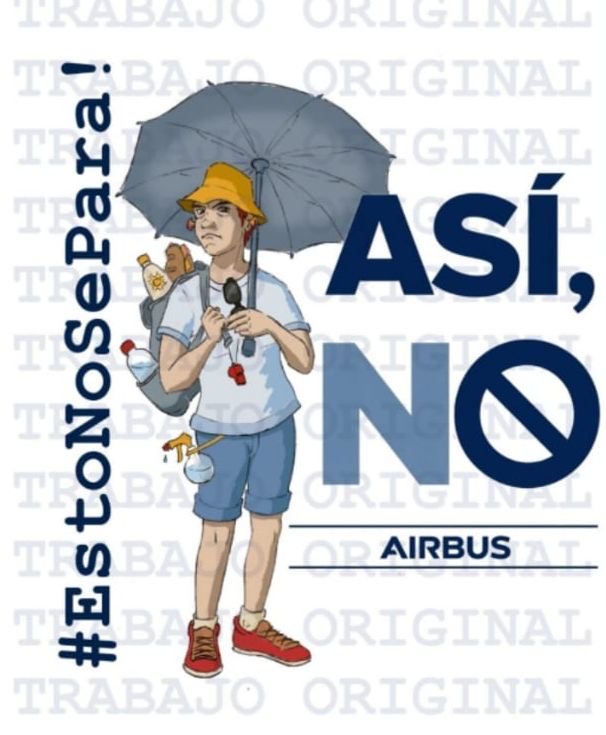JRISQUEZP's tweet photo. #AirbusHuelga https://t.co/C9sYBuSlhv