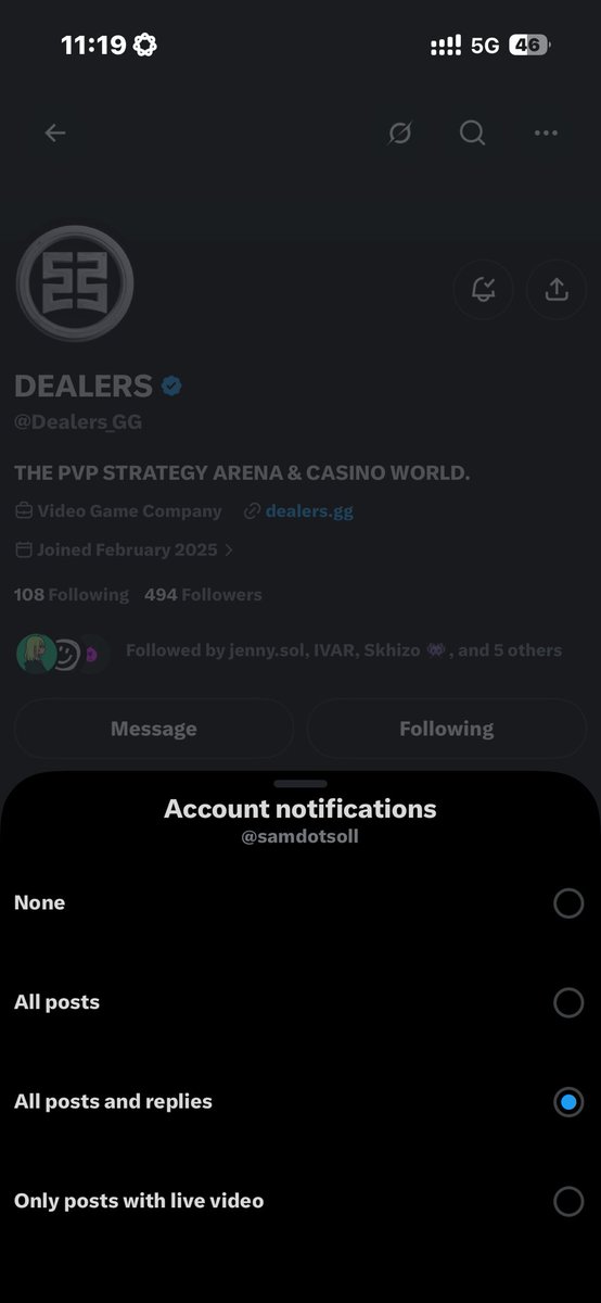 samdotsoll's tweet photo. @ifwraviel @codenameivar @Dealers_GG 99% Faith - 1% chance. Thank you legend🫰🏾❤️          

81M7NF4GYmrAUV7CyQrUihdiPoJpB3NsirQ6MRCuDxZF https://t.co/yjxc694U1I