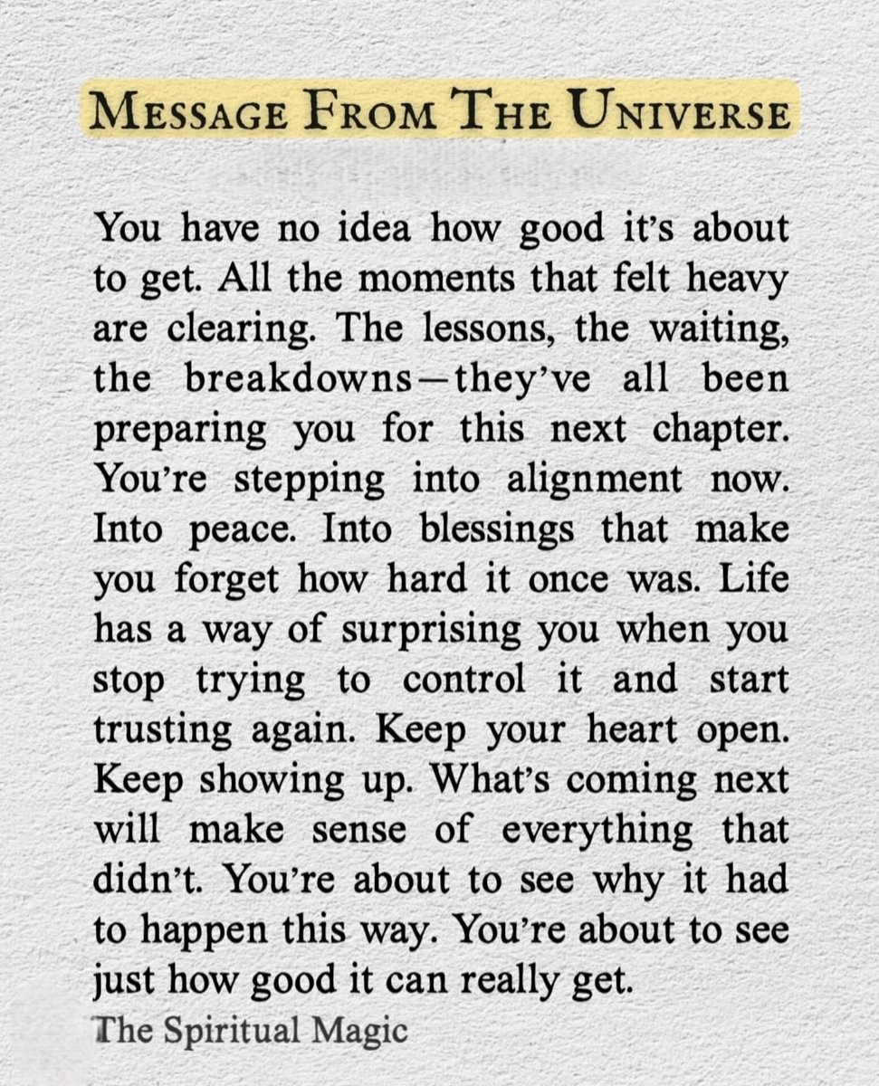 universevibe_'s tweet photo. Message from the universe https://t.co/VXrXbEUQc3