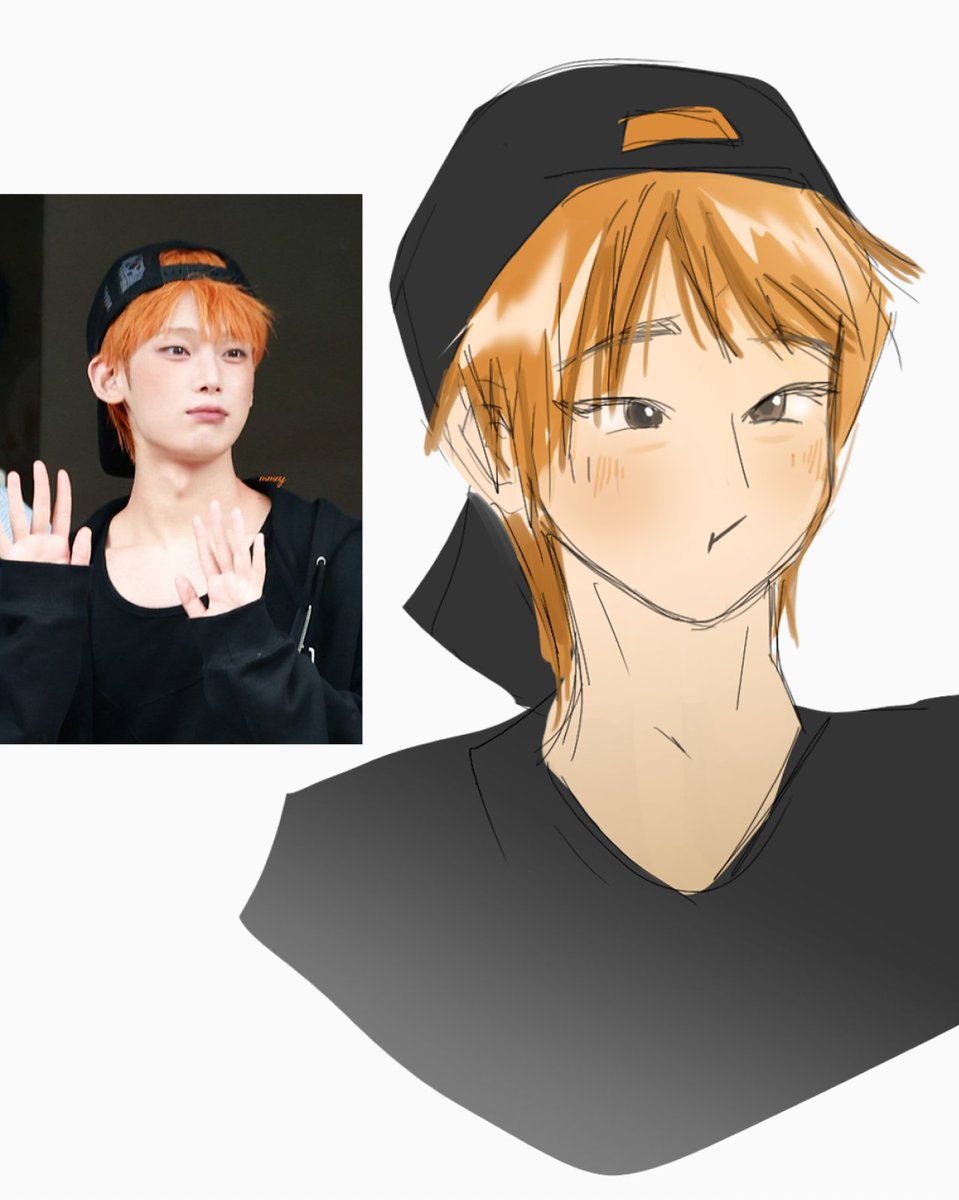 lilypheia's tweet photo. orange-noo so cute! aaaa 
#ENHYPEN_Bloody_Paradise #enhypen #sunoo #fanartㅤㅤㅤㅤ https://t.co/QkdJJd3XPv