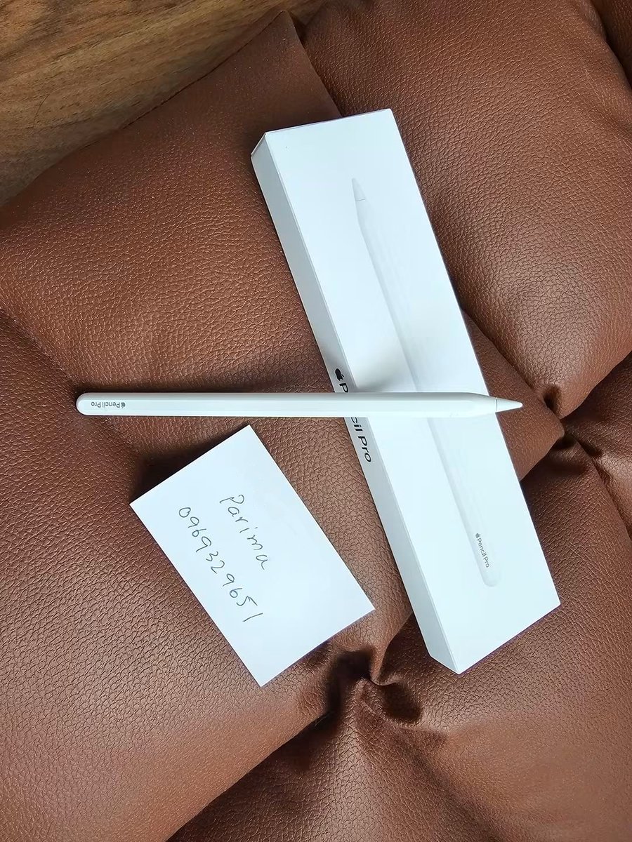 Parima_0's tweet photo. 🔔 อุดหนุนเค้าหน่อย 🥺 ~ ลดราคา 

ส่งต่อ Apple Pencil Pro ซื้อมาผิดรุ่น แกะมาเช็คของเฉยๆ ยังไม่ได้ใช้งานครับ

ปล่อยต่อ 2,200.- รส.

สนใจ dm มาสอบถามเพิ่มได้ครับ 
หรือแอดไลน์ไอดี 0969329651

#ปากกาไอแพด #ปากกาiPadมือสอง #applepencilมือสอง #applepencil  #ส่งต่อapplepencil https://t.co/q7jbrgzEsh