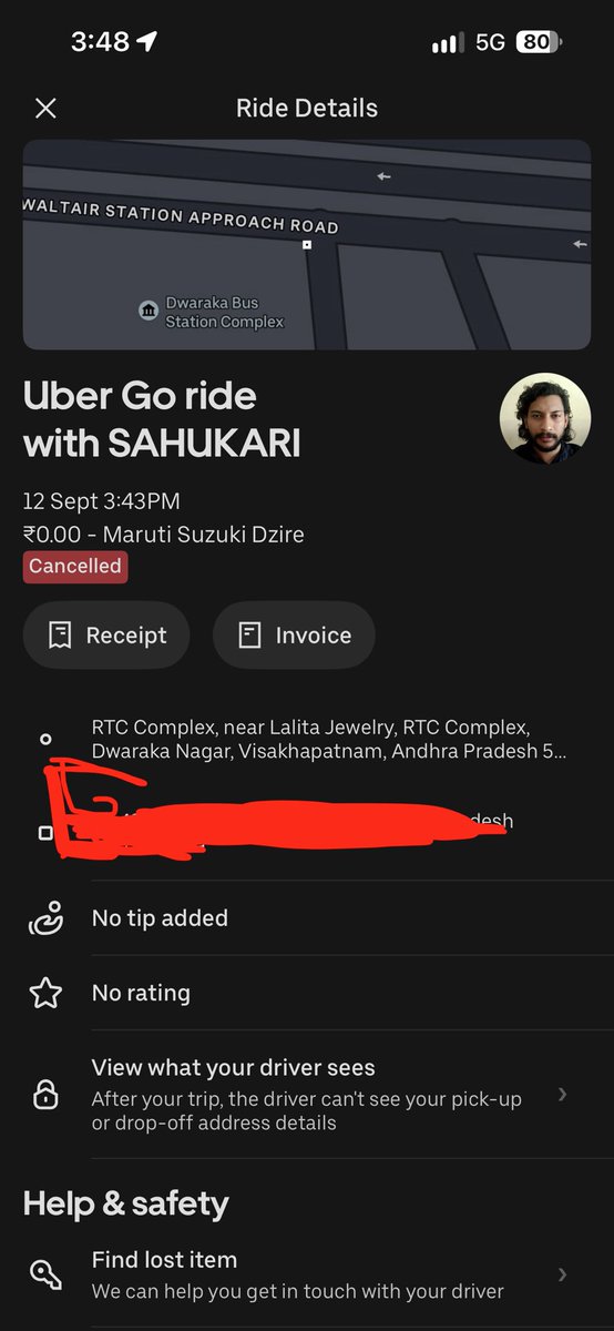 s_talkz's tweet photo. @Uber_India Your rider asked me to cancel the ride in front of him, saying he doesn’t accept prepaid rides. This is unacceptable. Please take action against riders who refuse prepaid bookings and inconvenience customers. https://t.co/BLQSMhA7co