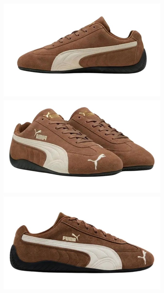 Simbringreview's tweet photo. คู่นี้คือดีงามมากกก! PUMA สีน้ำตาลคอฟฟี่ หนังกลับ (Suede) โคตรสวย ตัดกับโลโก้ขาวแบบลงตัวสุดๆ ทรงดูวินเทจ เท่แบบคลาสสิก ใส่กับยีนส์คือจบ!

#PUMA #Sneakerhead  #Pumasuede #รีวิวรองเท้า #Fashion #shopee #PUMASpeedcat

https://t.co/6x3Gf62zrt https://t.co/rr7Z5ARYGS