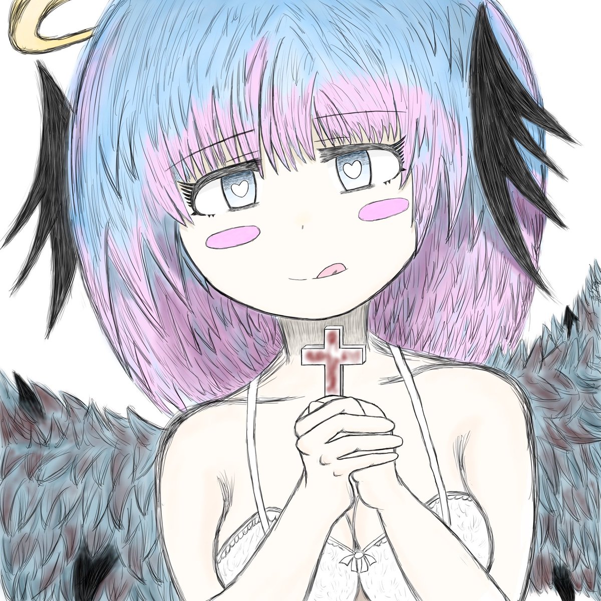 kemu_0428's tweet photo. 暴殺☆天使˙˚ʚ✞ɞ˚˙         
「毎日が辛いですよねっ！あなたもきっとわたしの救いが欲しいのでしょうっ？」

 再掲
 #BLACKSOULS   #BLACKSOULS2 https://t.co/SO0Rrb8uQQ