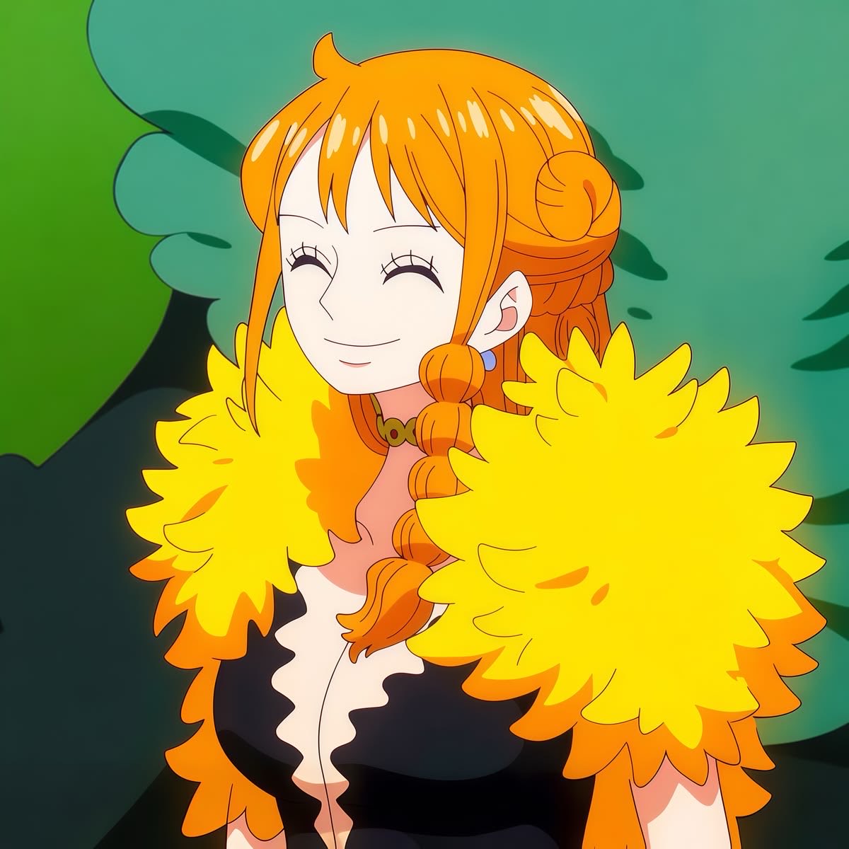 Nmiome's tweet photo. Nami’s Elbaf outfit… she’s so fine https://t.co/AyGhAbYGrY