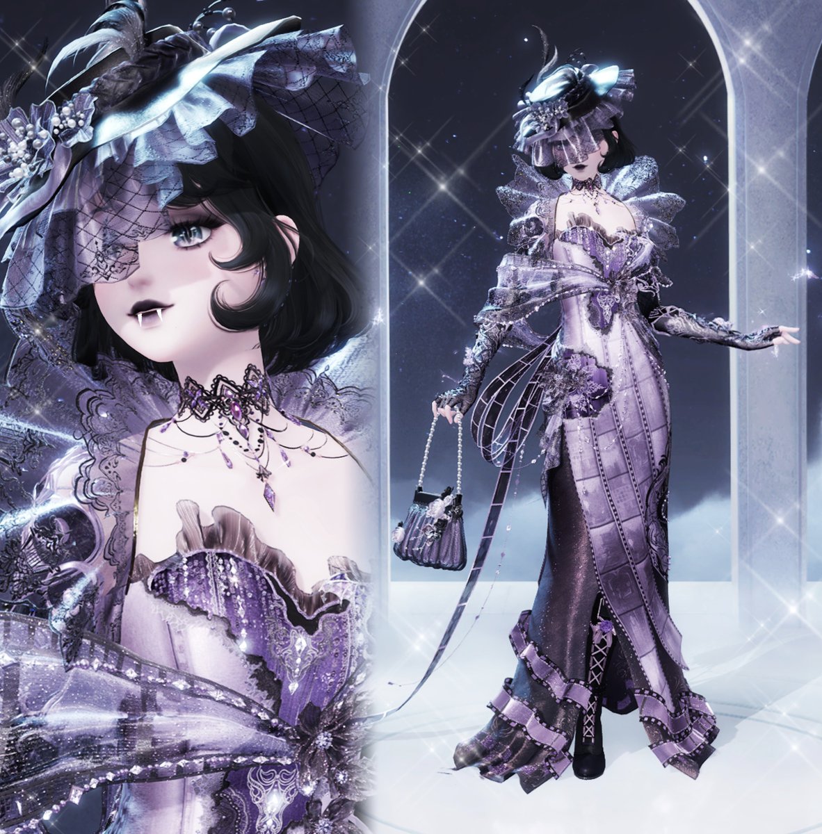 faerieell's tweet photo. 𝐕𝐚𝐦𝐩𝐢𝐫𝐞 𝐐𝐮𝐞𝐞𝐧 ‧˚꒰🍷꒱༘‧— infinitynikki https://t.co/S91P7Huj8m