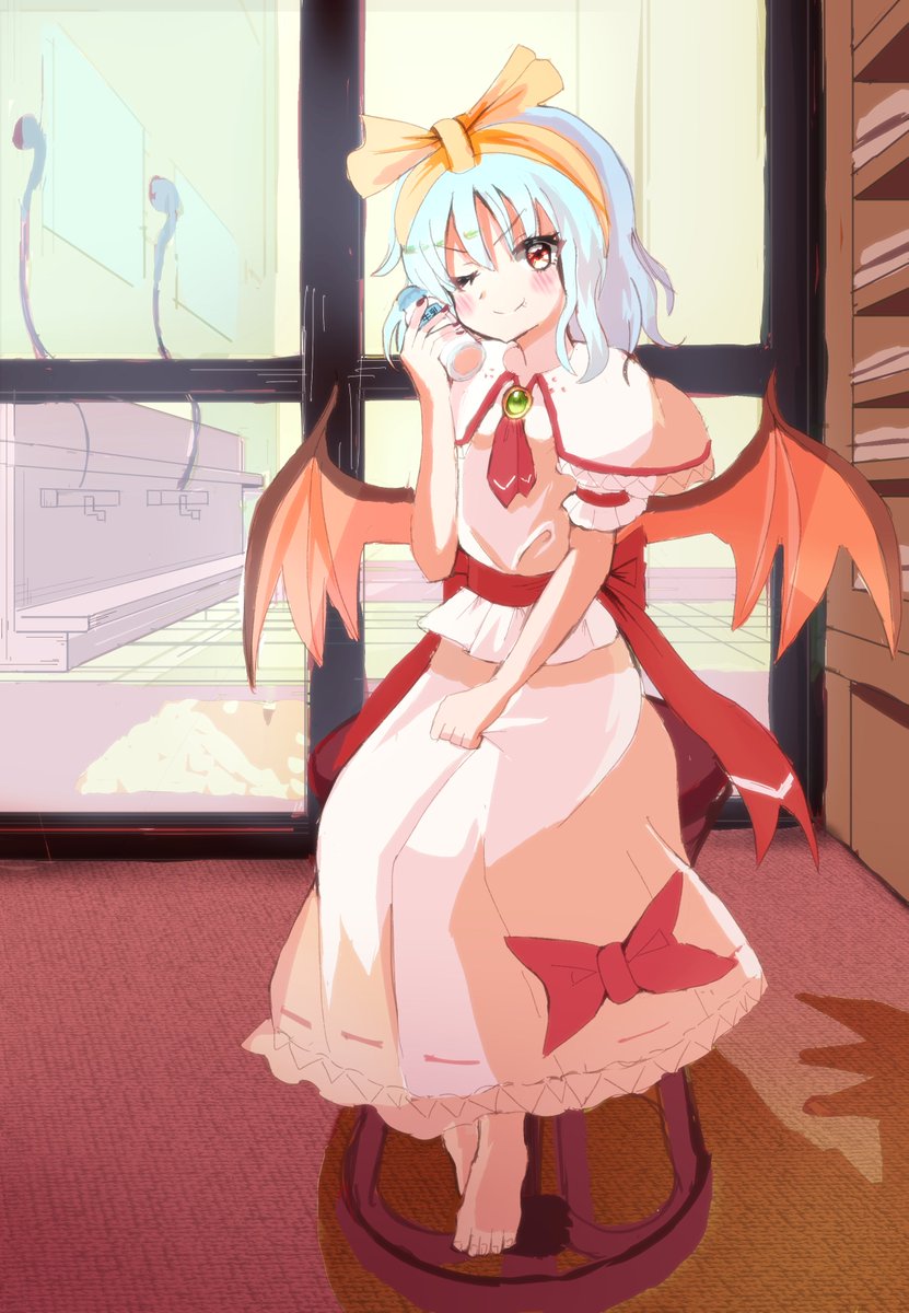 500Remilia's tweet photo. 湯上りレミリア描きました。
#レミリア#東方#イラスト https://t.co/PFLeiit0rm