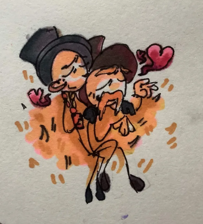 astrrrx's tweet photo. getting back into traditional art YAY
#henrystickminfanart #copperright https://t.co/MIytNLkoOP