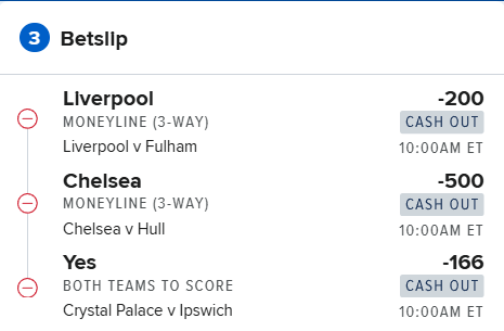 PlaceJoeBets's tweet photo. We're going to start today combining the ladder play from @Shark_Picks2021 and the free play from @SideLineExperts. We're also taking Brentford, but just because they are my EPL team.

Put a 30% FD boost as well. https://t.co/k2Gf9prJWP