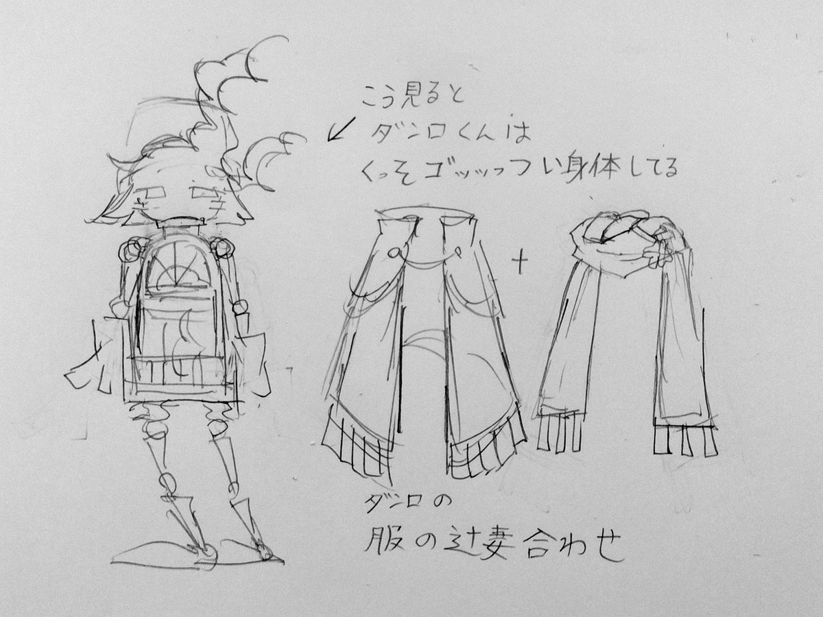 doso_Resimirafa's tweet photo. #レシミラファ #CharacterDesign 
人外オリキャラマスコットOC。
ダンロくんの服ってぶっちゃけ
こっちの方がデザイン的には
辻褄が合う気がするな…という
イラストver.2

それはそうとデフォルメの一環で
謎構造マフラーのままでも
良いものとする。(暴論………) https://t.co/PSVFHSZwlV