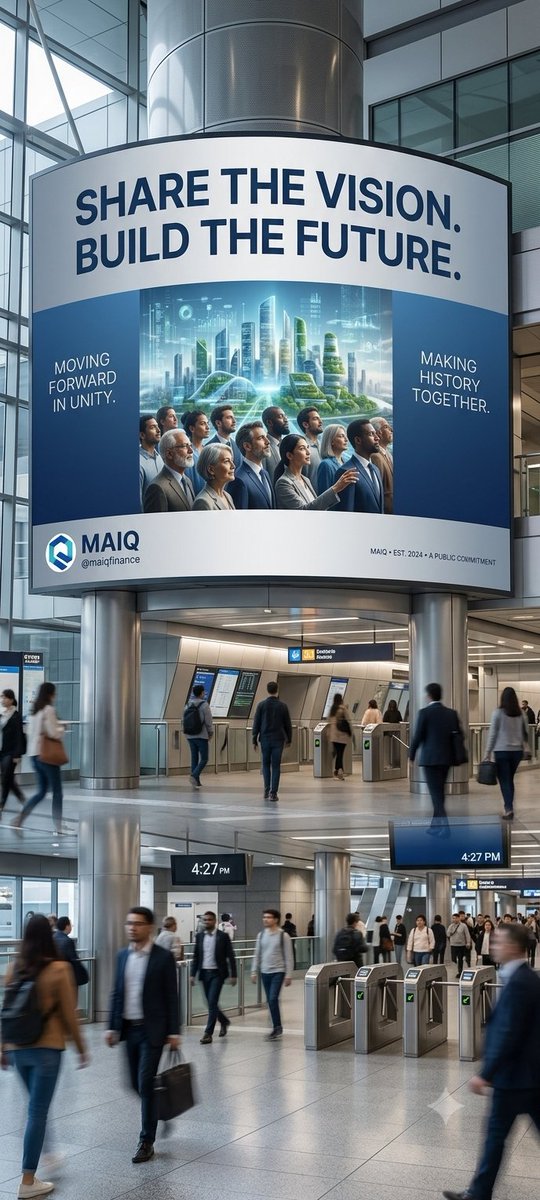 MeherinSholi's tweet photo. Here are a few short and punchy options:
Share the vision. Build the future. 🏙️
Moving forward in unity. @maiqfinance
Making history together. 🚇
A glimpse of tomorrow on today's commute. 🌐 https://t.co/DpXw0OfFs1