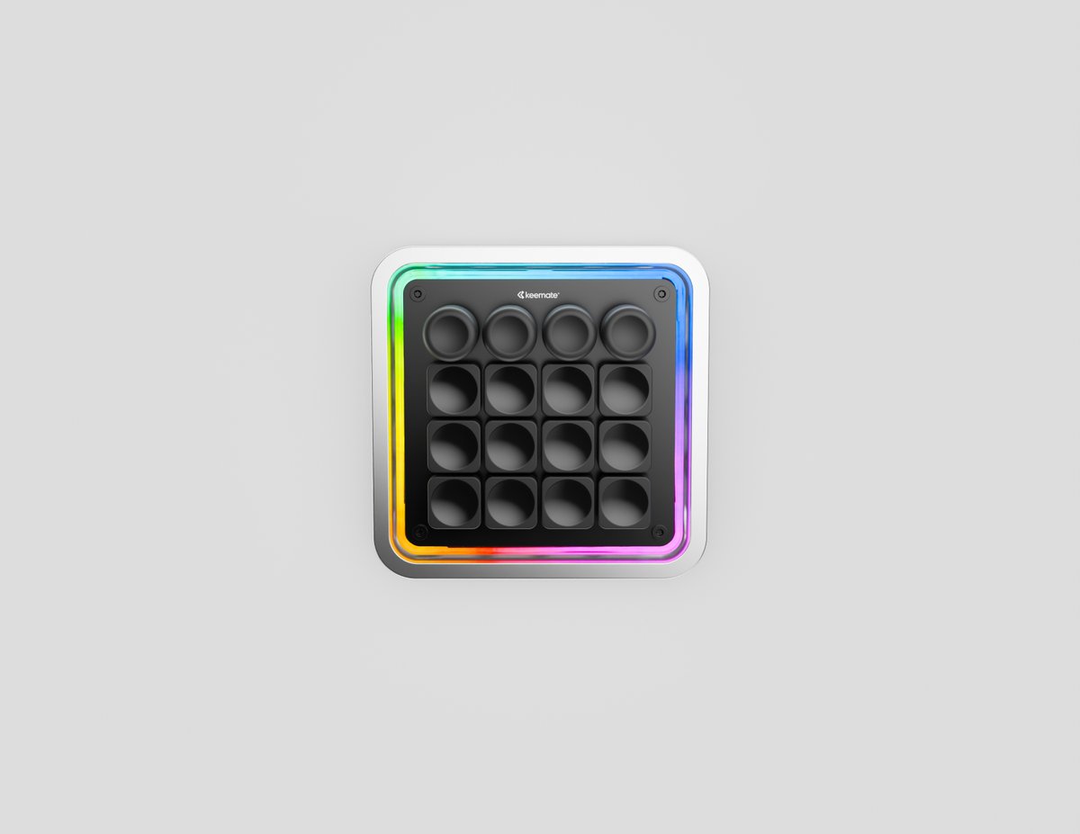 amineismehdi's tweet photo. I built and designed a modular user interface device as solo engineer. Aluminium.

▶️ This is the TuneGrid: layout with 4 knobs and 12 buttons, ideally made for audio and sound workflows.

The philosophy is having a growing portfolio of swappable layout modules for different use cases.

@buildinpublic @SoundCloud