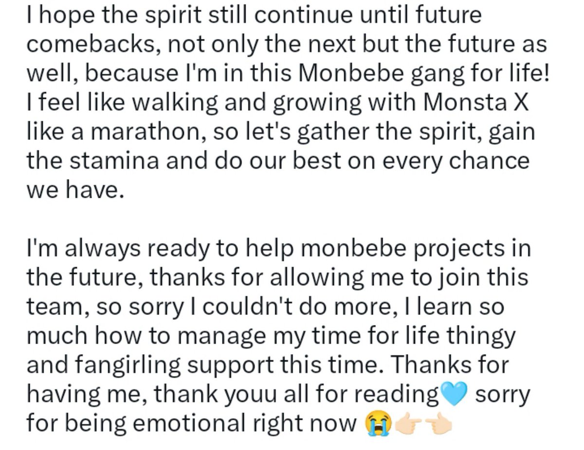 shiningstar1ho's tweet photo. My emotional side taking me, my F side is too strong๐ญ. I'm so happy we got what we're doing hard for, congratulations MXMB. Here is my full honest thought about #Magic1stWin
It's such a bless and great moment to do this together with you all. Thankyou๐ฉต๐ซ
#MONSTAX #ThePhase https://t.co/z5OQryCl7q