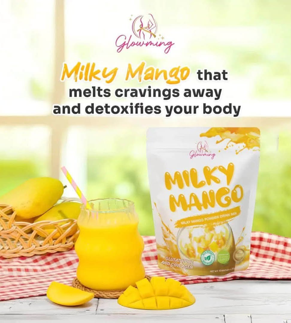 romaryto's tweet photo. Glowming Milky Mango is more than a drink—it’s a daily habit that supports collagen, brightens skin, and helps flush out what your body doesn’t need. Mango in. Toxins out. Glow. https://t.co/xBBpN4kVyv