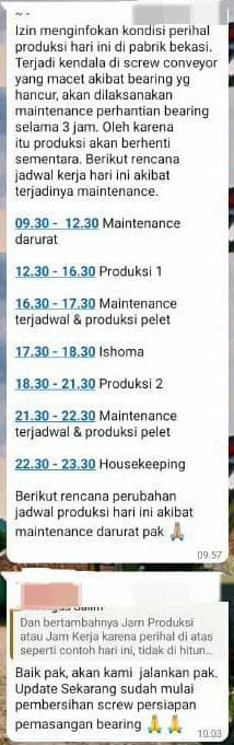 lelechi_'s tweet photo. Punya atasan dzolim

Mesin trouble diluar kuasa kita, tidak tertulis di kontrak kalo ada perihal kaya gini

Masuk jam 07.30 pulang jam 1 malam tanpa lembur? Robot kah kita? Ga ngerti lagi sih sama pemikiran kaya gini

Bukannya evaluasi, malah dibebankan semua ke karyawan, gokilll https://t.co/A3FiC5s5N8