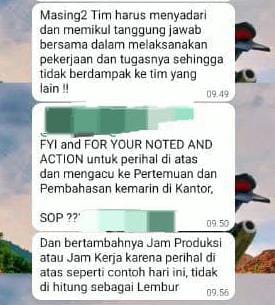 lelechi_'s tweet photo. Punya atasan dzolim

Mesin trouble diluar kuasa kita, tidak tertulis di kontrak kalo ada perihal kaya gini

Masuk jam 07.30 pulang jam 1 malam tanpa lembur? Robot kah kita? Ga ngerti lagi sih sama pemikiran kaya gini

Bukannya evaluasi, malah dibebankan semua ke karyawan, gokilll https://t.co/A3FiC5s5N8