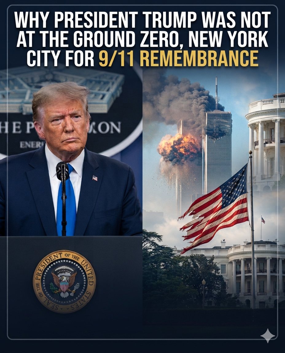 TheUnpopular85's tweet photo. The fake news media is back at it again, trying to spin a solemn national milestone into a political hit piece. 

Let’s get the facts straight about why President Trump honored the 25th anniversary of 9/11 at the Pentagon rather than Ground Zero: https://t.co/PnnOTJG1z2