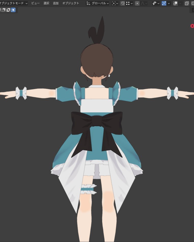 pawachan3d's tweet photo. リボンのテクスチャが気に入らなかったので加筆
←新/旧→ https://t.co/3fwIDavsiO