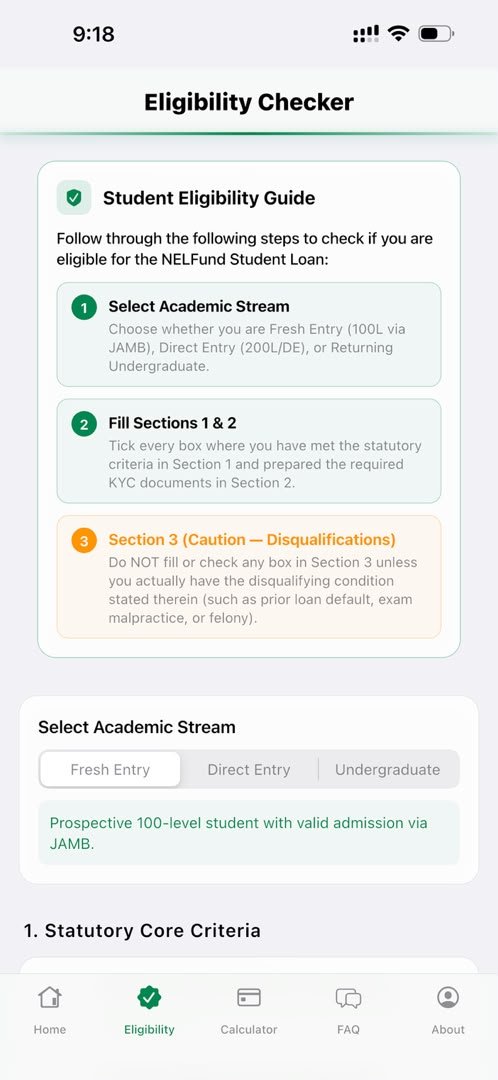Abdalla_Nangere's tweet photo. Dear @NELFUND,

As a NELFUND beneficiary and student of Ahmadu Bello University, I built My NELFUND, an independent civic-tech application aimed at helping Nigerian students better understand and navigate the Student Loan Scheme, while also combating the misinformation, misconceptions, and confusion that often surround the scheme.

The app is now available on the Apple App Store (https://t.co/C3vifcBx2j), while the Android version is currently awaiting Google Play Store approval.

My NELFUND provides an interactive eligibility checker, a repayment and moratorium simulator, and a searchable knowledge base covering the application process, disbursement, repayment obligations, and students’ rights under the law.

For clarity, the application prominently states that it is not an official NELFUND application and is entirely independent of the Fund. It does not collect or access users’ names, NELFUND account details, loan balances, login credentials, banking information, or other personal loan data. The application's tools are based entirely on calculations, simulations, and publicly available statutory and policy information. It does not submit applications or perform any transaction on behalf of users.

This initiative was born out of my own experience as a beneficiary and my desire to make reliable information about the scheme more accessible to fellow students, particularly at a time when misinformation can create unnecessary anxiety and confusion around student financing.

I have formally notified the Fund of the initiative and would sincerely welcome your team's feedback, corrections, and guidance to ensure that the information remains aligned with current legislation and administrative directives.

Thank You.

T Gains!!!