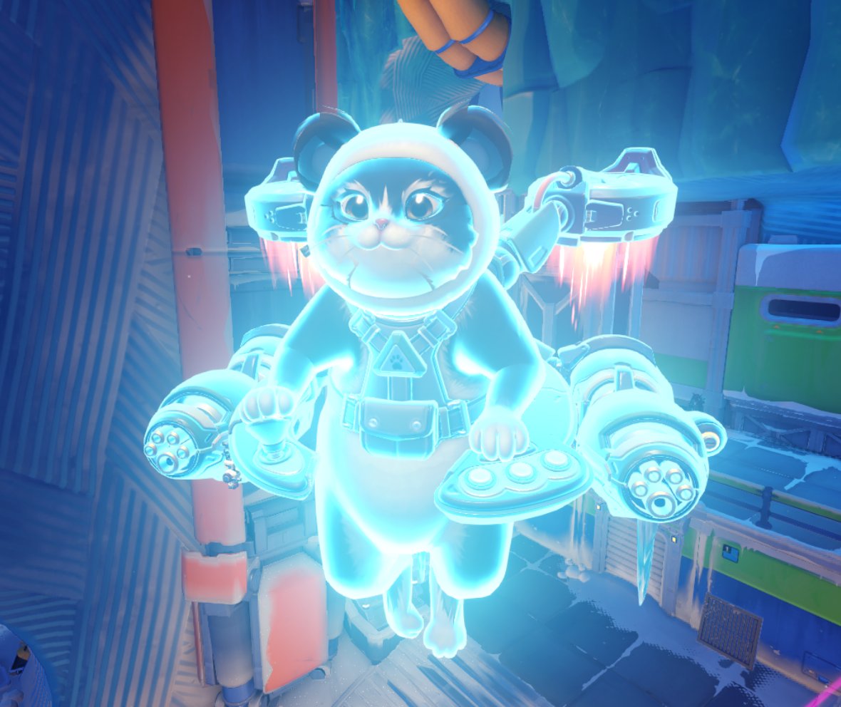 chamolu7's tweet photo. 🥶
#overwatch #JetpackCat #オーバーウォッチ #Fika #ow https://t.co/7iG0iyVq8p
