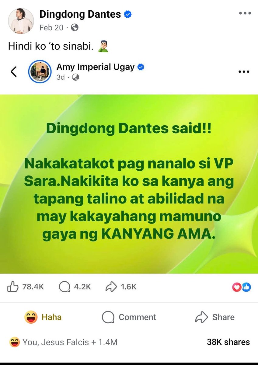 Bobo_Checker's tweet photo. @jesusfalcis Matagal ng marami. Unang una ka pa nga oh. 😂 https://t.co/4WJ3aO94mm